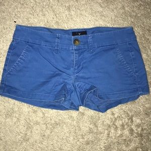 Royal Blue Khaki AE Shorts